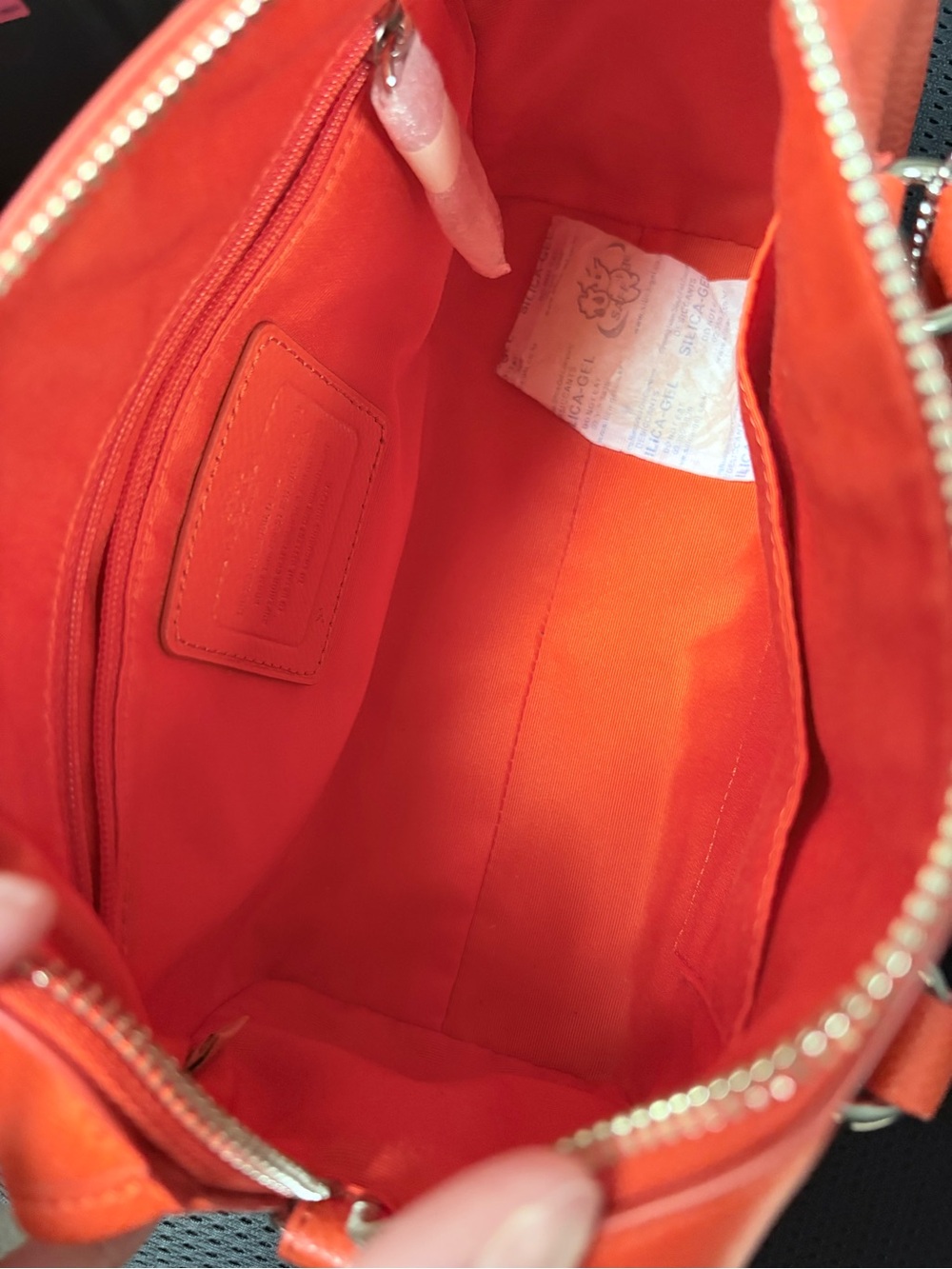Coach Bennett coral Leather Satchel - Picture 14 of 16